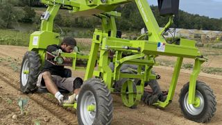 L’AMA, automoteur modulaire agricole, utilisable en extérieur ou sous abri, d’Elatec. L’AMA, automoteur modulaire agricole, utilisable en extérieur ou sous abri, d’Elatec.