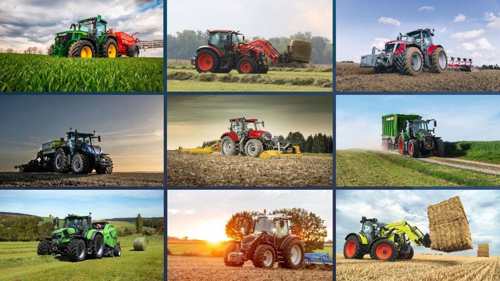 Modèles de tracteurs des neuf premiers constructeurs en France