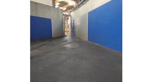 Dégagement en sortie de salle de traite