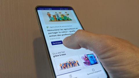 Sur l'application Agora, la consultation consacrée à Egalim est disponible jusqu'au 14 mai. Sur l'application Agora, la consultation consacrée à Egalim est disponible jusqu'au 14 mai.