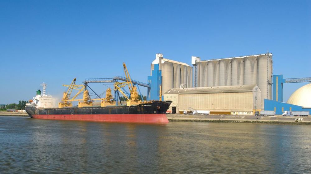 Port Rouen export céréales