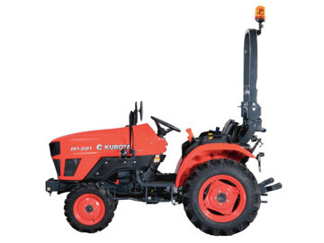 &nbsp;&Agrave; l&rsquo;arri&egrave;re, son attelage &agrave; trois points de cat&eacute;gorie 1 permet de lever 750 kg. (&copy;Kubota)