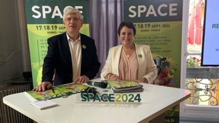 Génération élevage, inventons demain : c'est le thème de cette édition 2024 du Space, présenté par Marcel Denieul, président du salon et Anne-Marie Quéméner, commissaire générale du Space.
