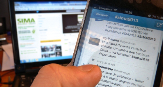 Sima 2013 sur Twitter