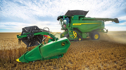Un bloc moteur John Deere de 9 Litres intègre 7 modèles de la série T. Il développe de 348 à 466 CH. Un bloc moteur John Deere de 9 Litres intègre 7 modèles de la série T. Il développe de 348 à 466 CH.