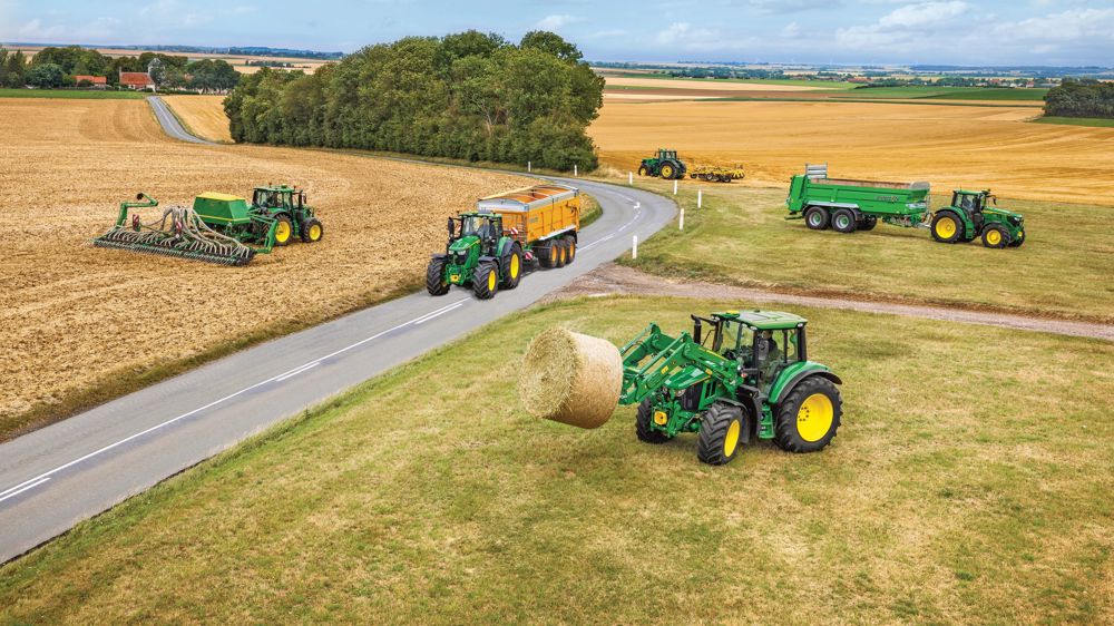 John Deere : les 6M poussés jusqu’à 275 ch