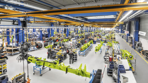 Claas améliore l'organisation de la production de son usine de Bad Saulgau. Claas améliore l'organisation de la production de son usine de Bad Saulgau.