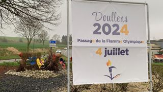 La commune de Doullens, dans la Somme, fait partie des villes-étapes du parcours de la flamme olympique. La commune de Doullens, dans la Somme, fait partie des villes-étapes du parcours de la flamme olympique.