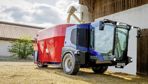 La mélangeuse eTruck de Siloking utilise l'électricité pour la motricité et l'entraînement des vis.