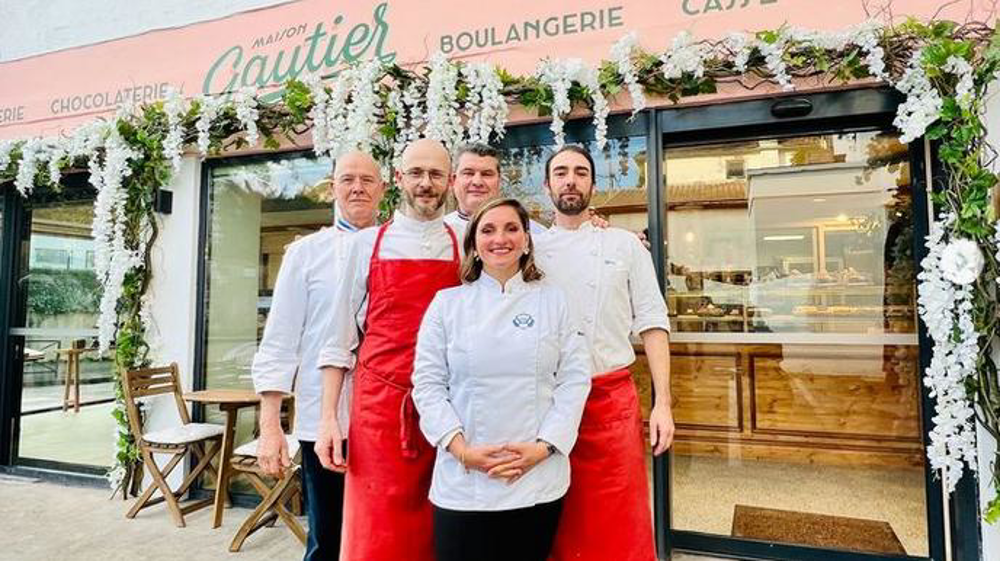 L'équipe de la Meilleure boulangerie de France lors de son passage à la Maison Gautier.