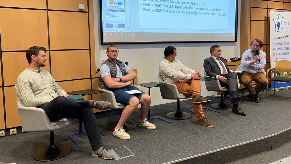 Table ronde avec les représentants d'organisations de producteurs laitiers