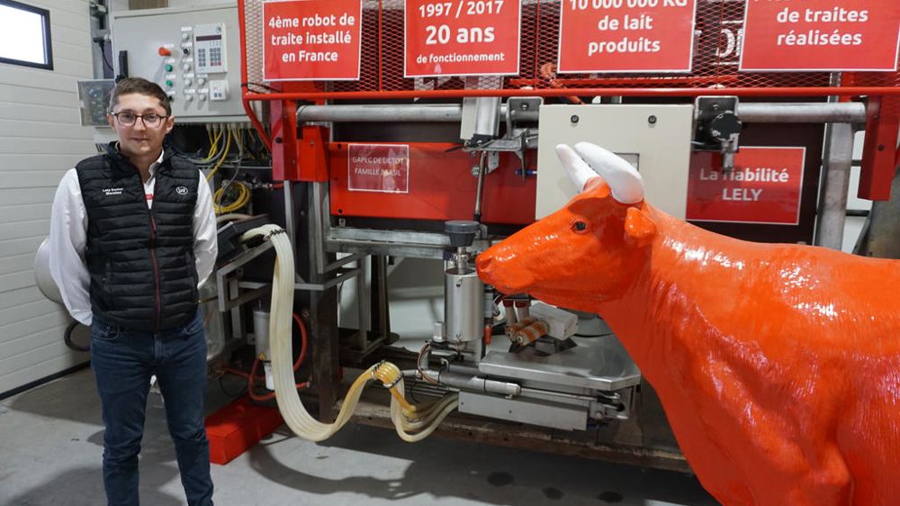 Face au potentiel de marché existant, Antoine Ruaux, manager du Lely Center de Marolles, souhaite développer l’entreprise.