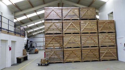 Stockage de pommes de terre