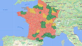 Carte du rendement du colza en France et son évolution entre 2023 et 2024