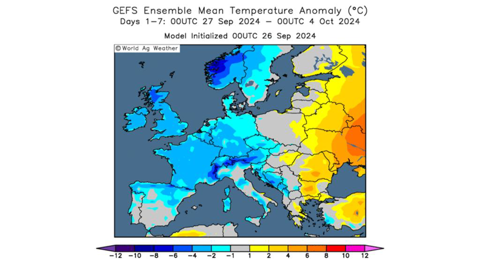 Les températures froides perdurent en Europe de l'Ouest.