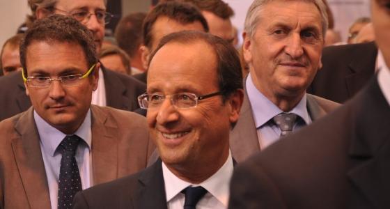 Hollande salon inauguration