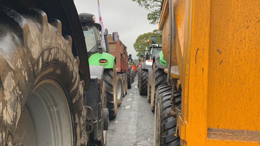 Manifestation d'agriculteurs