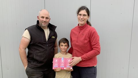 Florian Leguay Christine Julien et leur fils Jean