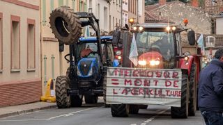 Le refus de l'accord du Mercosur est une des revendications commune des syndicats (ici FNSEA et JA à Auch). Le refus de l'accord du Mercosur est une des revendications commune des syndicats (ici FNSEA et JA à Auch).