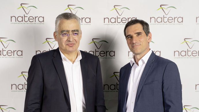 Jean-Claude Virenque et Pierre-Olivier Prévot forment le duo président et directeur général de Natera, dont le siège est à Rodez (Aveyron).