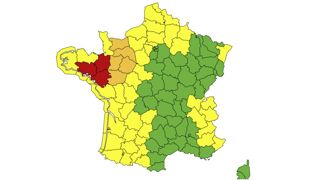 L’Ille-et-Vilaine, la Loire-Atlantique et le Morbihan sont en vigilance rouge « crues » ce mercredi 29 janvier 2025. Calvados, Maine-et-Loire, Mayenne, Sarthe et Orne sont en orange. L’Ille-et-Vilaine, la Loire-Atlantique et le Morbihan sont en vigilance rouge « crues » ce mercredi 29 janvier 2025. Calvados, Maine-et-Loire, Mayenne, Sarthe et Orne sont en orange.
