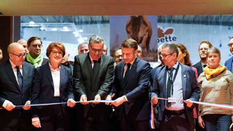 Samedi 22 février, Emmanuel Macron a inauguré le salon de l'agriculture 2025.