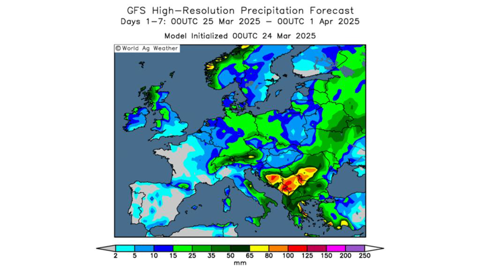 La météo devrait rester favorable aux cultures françaises.