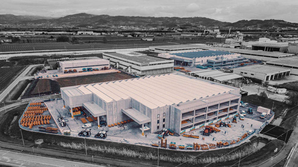 La nouvelle usine d'Alpego a été construite sur une parcelle contigüe du siège