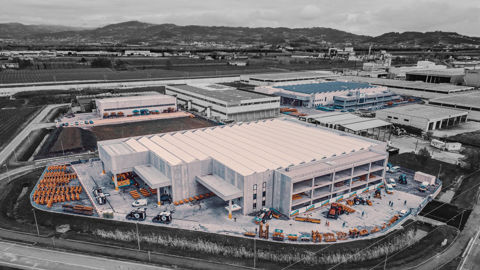 La nouvelle usine d'Alpego a été construite sur une parcelle contigüe du siège La nouvelle usine d'Alpego a été construite sur une parcelle contigüe du siège