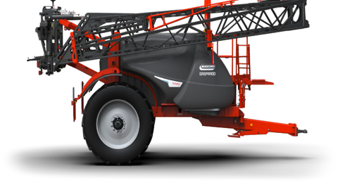 La gamme de pulvérisateurs Campo dispose de rampes acier Maschio Gaspardo de 21 à 36 mètres et de rampes en alu Pommier en 36 et 38 mètres.