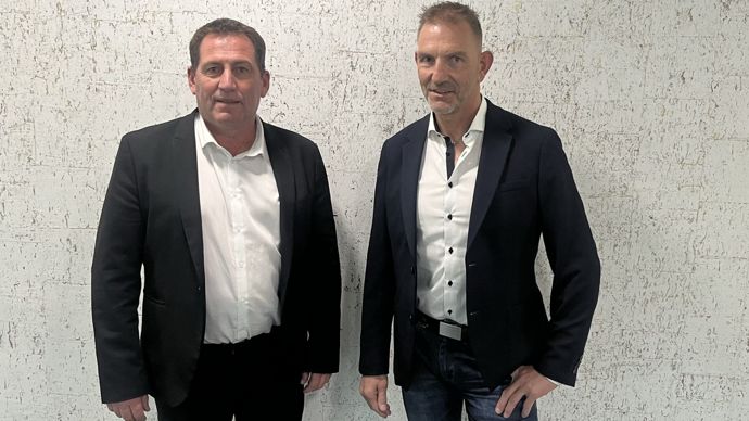 Depuis le 8 avril, Jérôme Volle (à g.) occupe le poste de président d'Ocapiat, et Eloi Schneider, celui de secrétaire général.