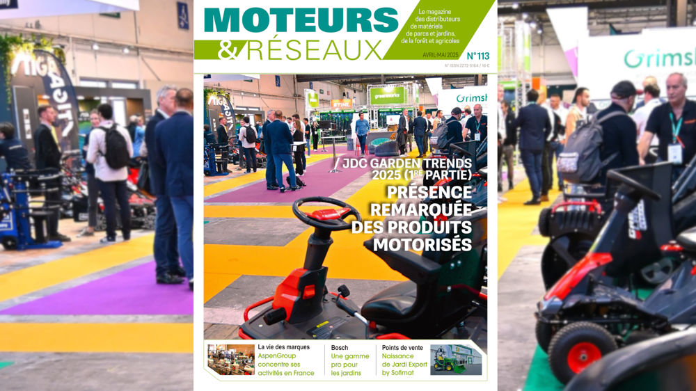 À lire dans Moteurs & Réseaux : le plein de nouveautés aux JDC Garden Trends 