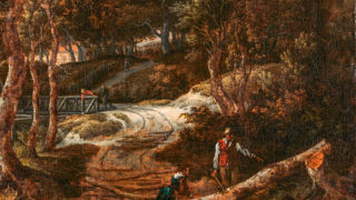 Détail du tableau « Paysage avec moulin à eau » de Jacob Isaacksz van Ruisdael, 1661. Détail du tableau « Paysage avec moulin à eau » de Jacob Isaacksz van Ruisdael, 1661.