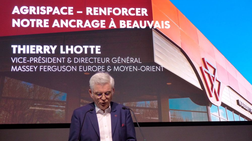 Thierry Lhotte a conclu sa carrière chez Massey Ferguson en inaugurant l'Agrispace et en justifiant auprès d'une commission d'enquête parlementaire la politique industrielle et sociale du groupe Agco à Beauvais.