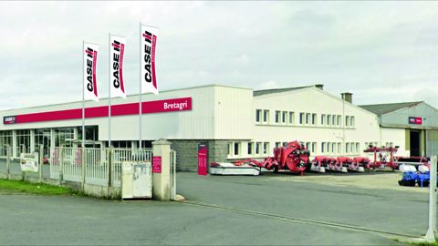 Racheté à Ouest Motoculture, le site de Ploufragan (Côtes-d'Armor) est déjà opérationnel pour distribuer Case IH.