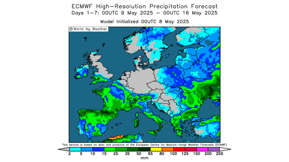 Des pluies bénéfiques sont désormais annoncées en France. Des pluies bénéfiques sont désormais annoncées en France.