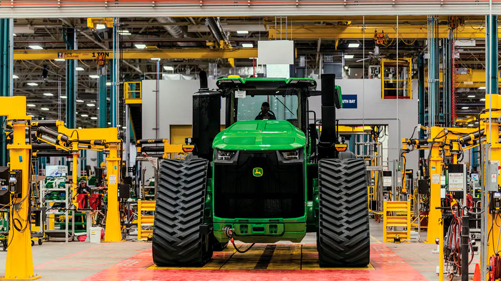 John Deere a subi un recul de 21 % de ses ventes en matériels pour l'agriculture de production et de précision. John Deere a subi un recul de 21 % de ses ventes en matériels pour l'agriculture de production et de précision.