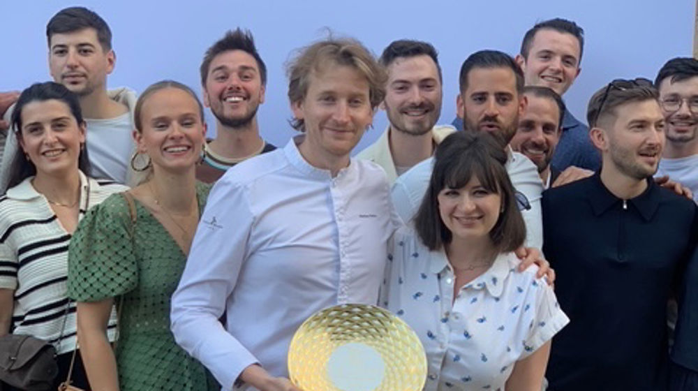 Maxime Frédéric a reçu le prix du Pâtissier le plus créatif au monde.