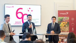 Nicolas Calo, responsable de la communication externe de Limagrain, Pierre-Antoine Rigaud, vice-président, et Sébastien Chauffaut, directeur général, ont animé la conférence de presse du groupe semencier le 26 juin 2025 à Paris. Nicolas Calo, responsable de la communication externe de Limagrain, Pierre-Antoine Rigaud, vice-président, et Sébastien Chauffaut, directeur général, ont animé la conférence de presse du groupe semencier le 26 juin 2025 à Paris.