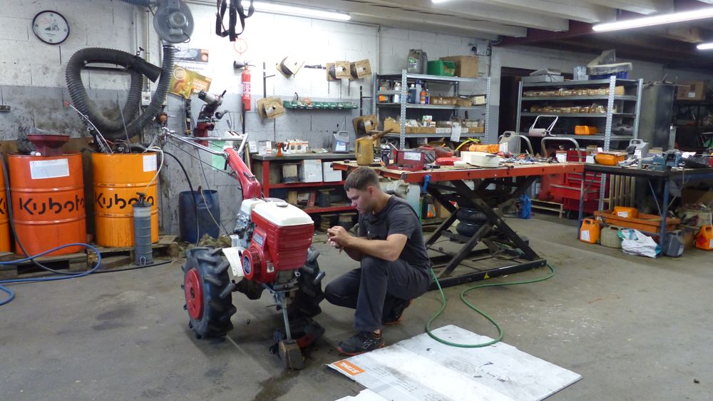 Soutenir les formations à la maintenance des matériels espaces verts