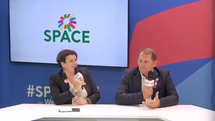 La 39e édition du Space de Rennes a pris fin ce jeudi 18 septembre avec un bilan plus que satisfaisant selon Anne-Marie Quéméner et Didier Lucas.