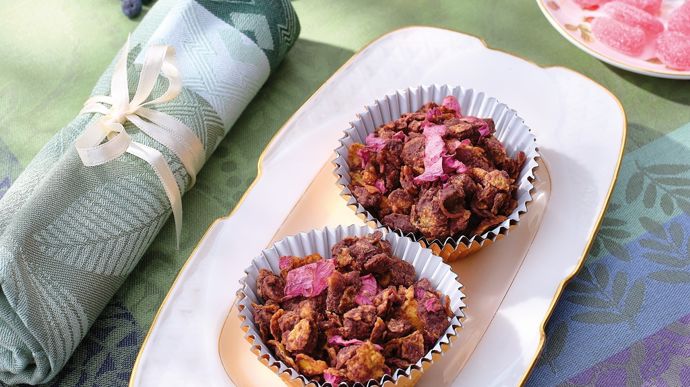 Roses des sables au chocolat noir - Recettes de desserts