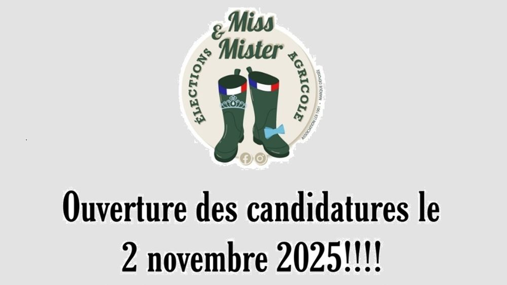 Lancement Miss et Mister agri 2026