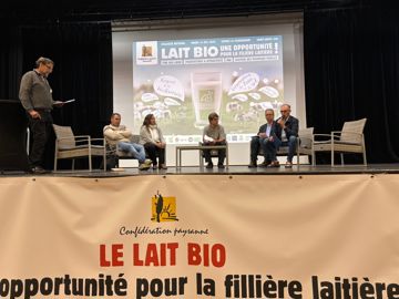 Conférence lors de la sa journée nationale sur le lait bio le 14 octobre 2025