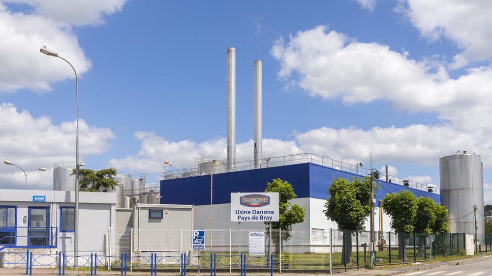 Usine Danone de Ferrieres-en-Bray en Seine-Maritime