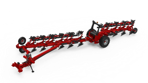 La charrue Voyager C80 est disponible de 8 à 14 corps (ou de 8 à 12 corps avec rouleaux Andpak).