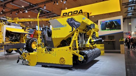 Ropa a fait sensation à Agritechnica grâce à Leguan. Le constructeur arrive sur le marché de la plantation de pommes de terre, avec un outil innovant et électrique.