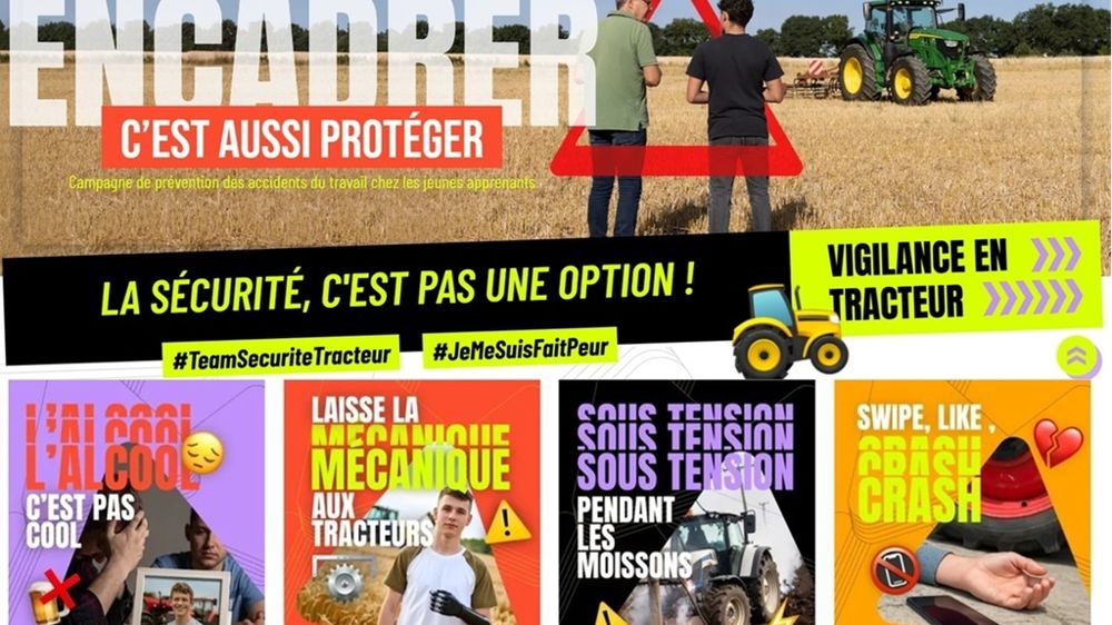 Campagne de prévention des risques en agriculture