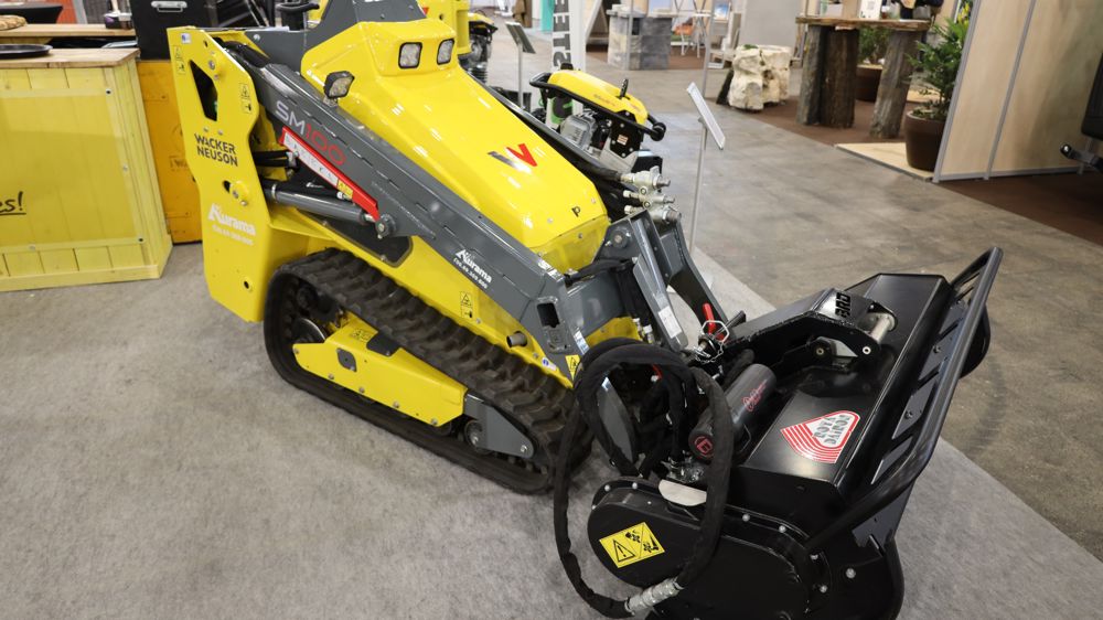 Sur le stand Wacker Neuson à Paysalia.