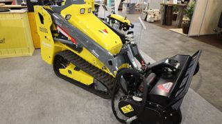 Sur le stand Wacker Neuson à Paysalia.